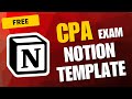 Master CPA Exam with Notion Template | AnthonyToday