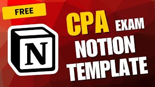 Master CPA Exam with Notion Template | AnthonyToday