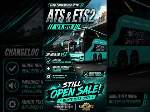 Mod Compatible with ATS & ETS2 v1.60 #eurotrucksimulator2 #americantrucksimulator #viralshort