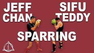 Jeff Chan and Sifu Teddy Sparring