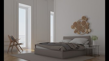 Vray Basic : Step By Step How To Render A Bedroom - Hướng Dẫn Render Phòng ngủ