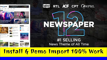 DOWNLOAD Newspaper Theme - News & WooCommerce WordPress Theme - Install & Demo Import 100% Work