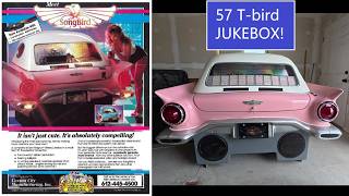 Songbird jukebox 1957 #thunderbird Carson City Manufacturing NSM
Follow us on www.facebook.com/PinballMayhem Songbird jukebox 1957 #thunderbird Carson City Manufacturing NSM
