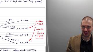 Conditional Probability Example: Urns Balls
