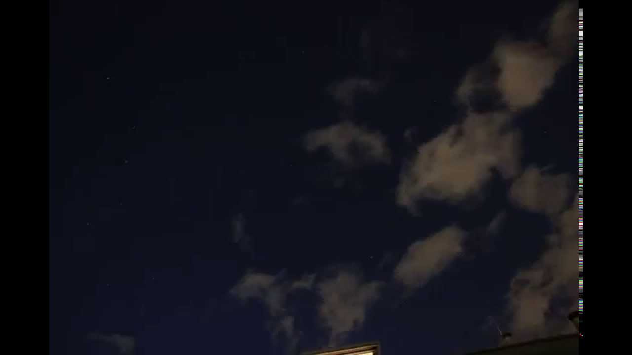Nordhimmel Mit Wolken Und Sternbild Grosser Wagen Im Zeitraffer