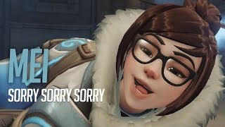 Overwatch | Epic mei set up competitive mode 8 kill sextuple - When that zarya drop