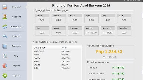 Laundry Management System (Visual Basic 2012)