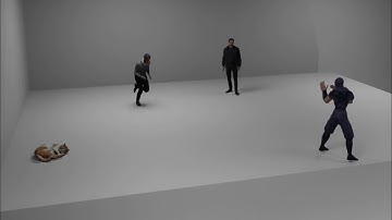 Animation Made with Blender and Endorphin Motion Capture