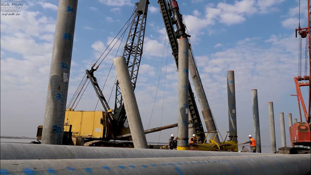 BATTER PILES ( PHC Pile ) YouTube
