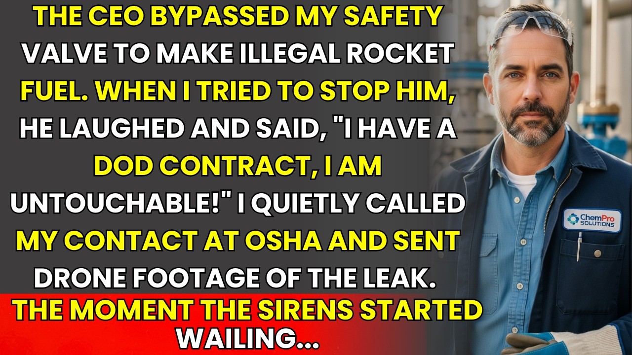 CEO Bypassed Valve For Illegal Rocket Fuel — I Sent Drone Footage, OSHA Came, He Lost Everything