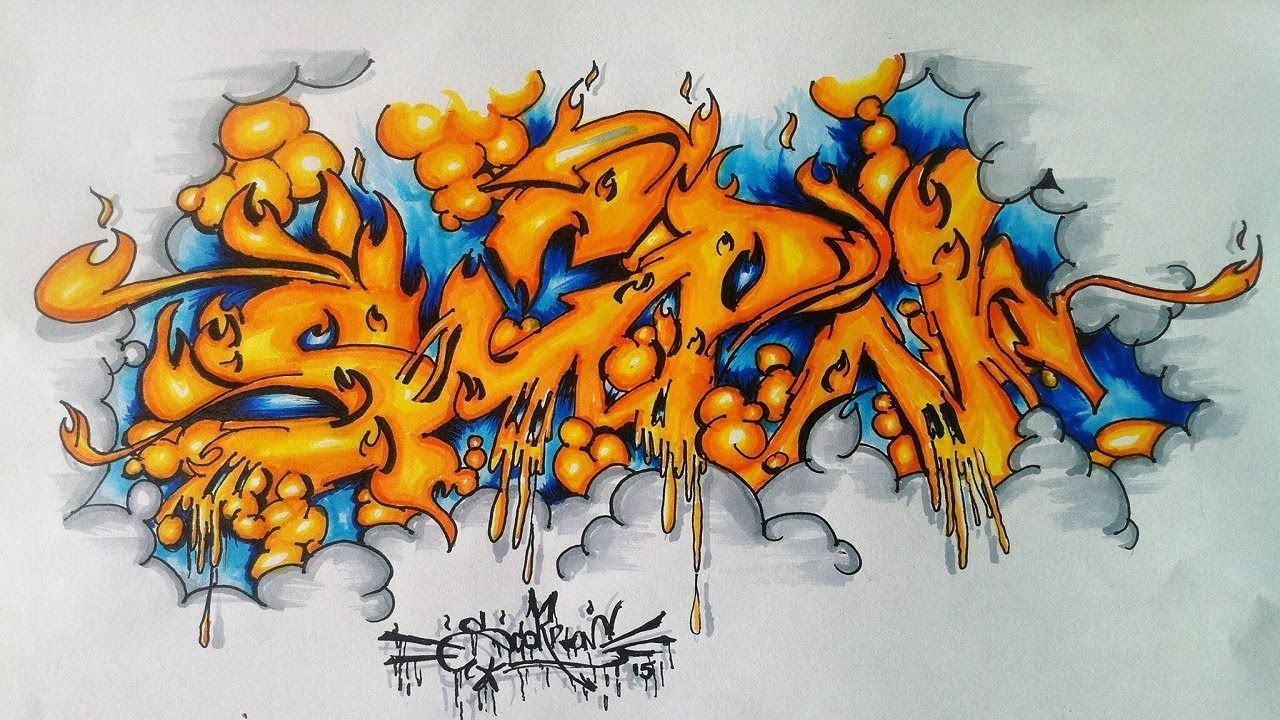 speed #sketch #blackbook #graff #graffiti #calligraffiti …