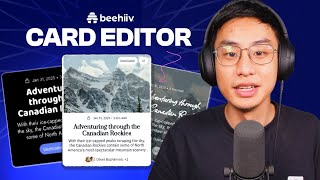 How to use Card Editor in beehiiv (Website Builder Tutorial)