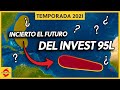 Invest 95L con alta probabilidad de desarrollo. Atentos en el Caribe a su futua evolución.