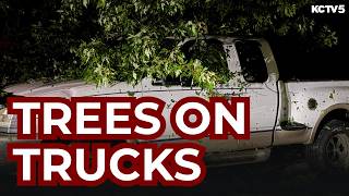 Severe storms bring debris downed lines and damage to Kansas City