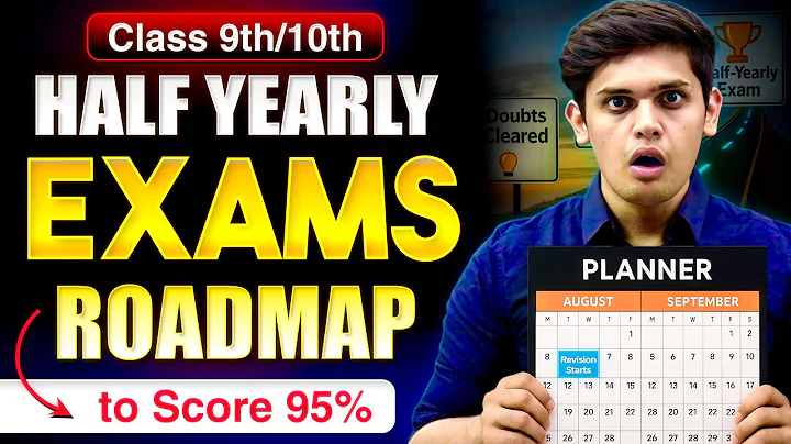 Half Yearly Exams Strategy to Score 95%🔥 | Master Plan| Class 9th/ 10th | Prashant Kirad