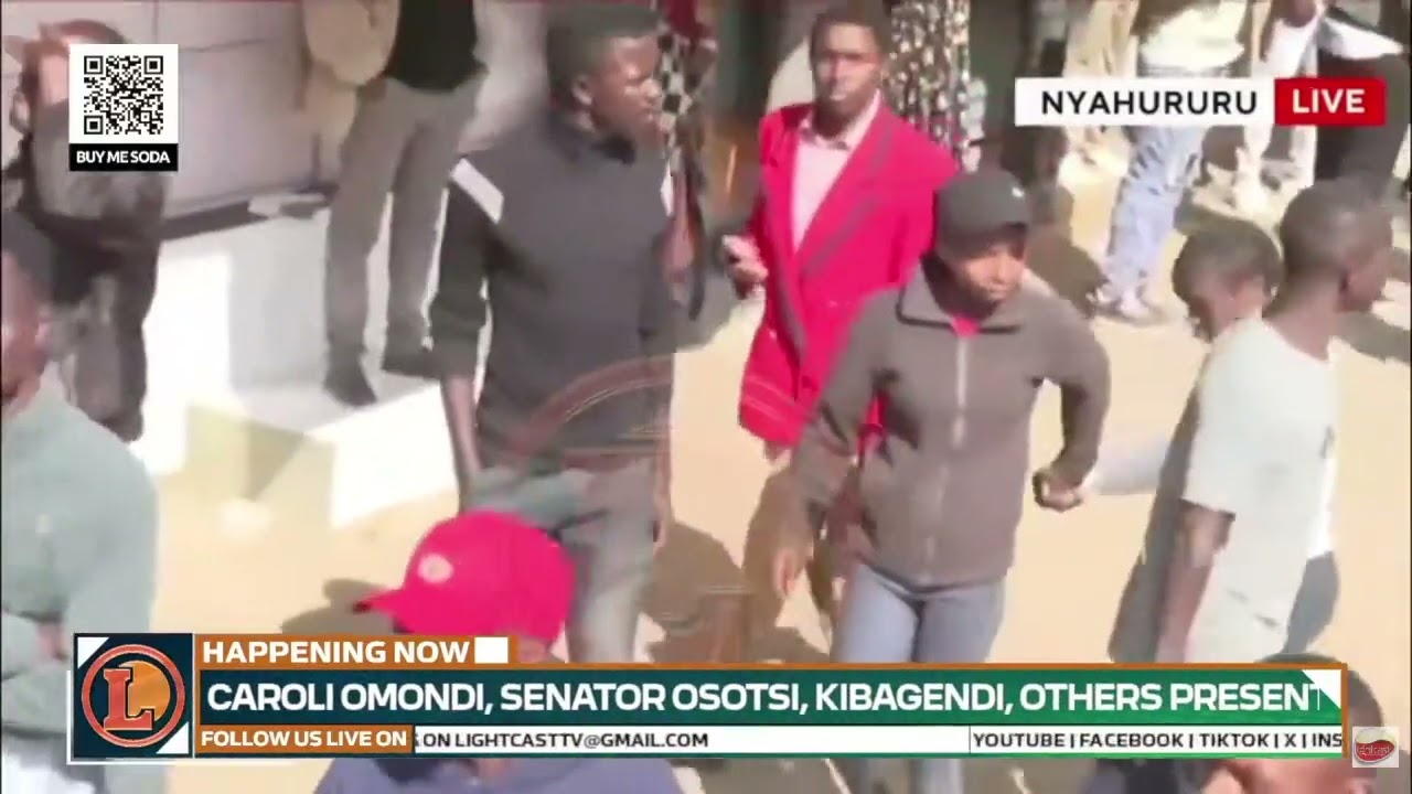 WATCH: Kang'ata, Osotsi, Caroli forced to flee after goons invade Linda Mwananchi Rally in Nyahururu