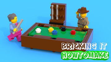 How To Make A LEGO Pool Table (MOC, Basic)