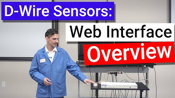 D-Wire Sensors: Web Interface Overview