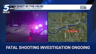 Person dies after being shot in the head Monday night in southeast Oklahoma City, police say