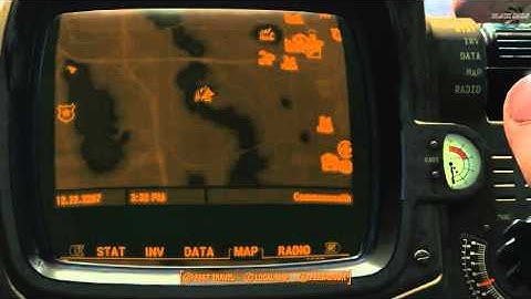 Fallout 4: My Pip-Boy map has a tendency to go black..