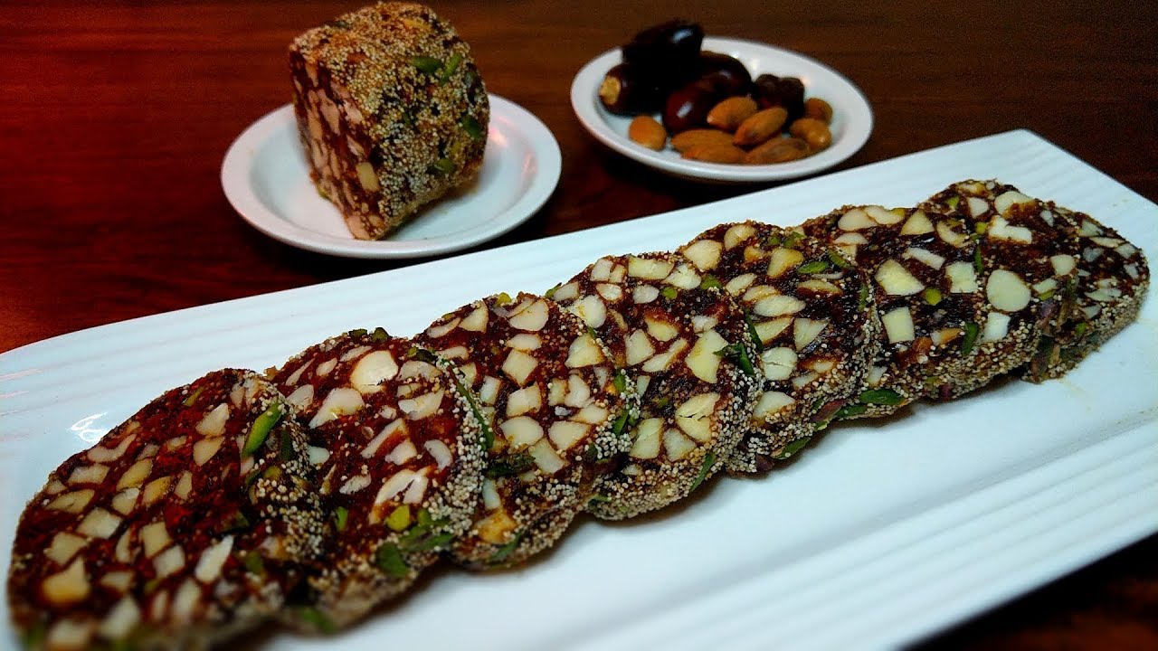 Rakhi Special Khajur & Dry Fruit Barfi Zero processed sugar mithai