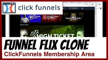 ClickFunnels Membership Sites - Funnel Flix (Clone) Membership Area With Multiple Courses