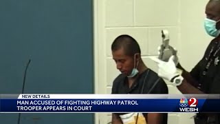 Man accused of fighting FHP trooper appears in court