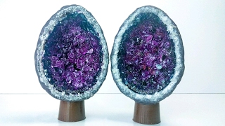 Geode Chocolate Easter egg - Easter DIY - geode tutorial