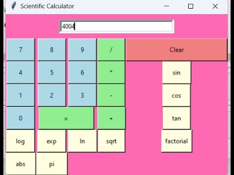 GUI Python Jupyter NoteBook Advance Calculator - YouTube