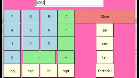 GUI Python Jupyter NoteBook Advance Calculator