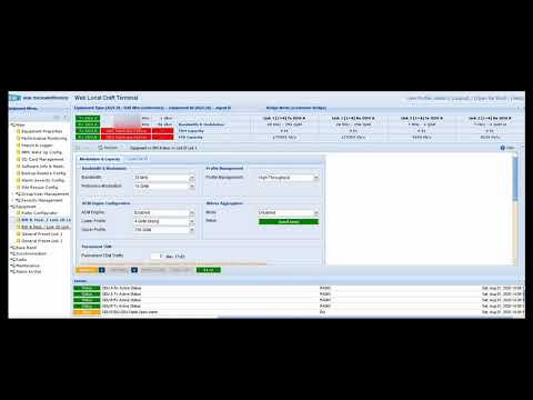 Microwave SIAE AGS20 - Radio configuration