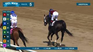 Ima Track Star wins race 5 at Del Mar 8/8/26