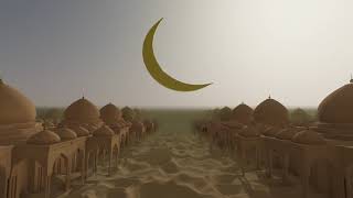 Desert dune in the ramadan-FOOTAGE