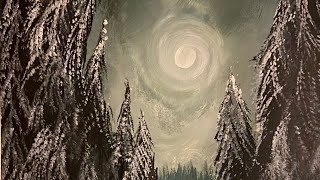 Alaskan Winter Dreaming - Acrylic Painting