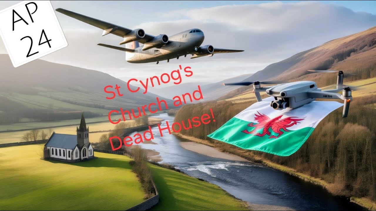 Epic RAF Flypast at St Cynog's Church! Exploring the Victorian Gem in Boughrood, Wales 