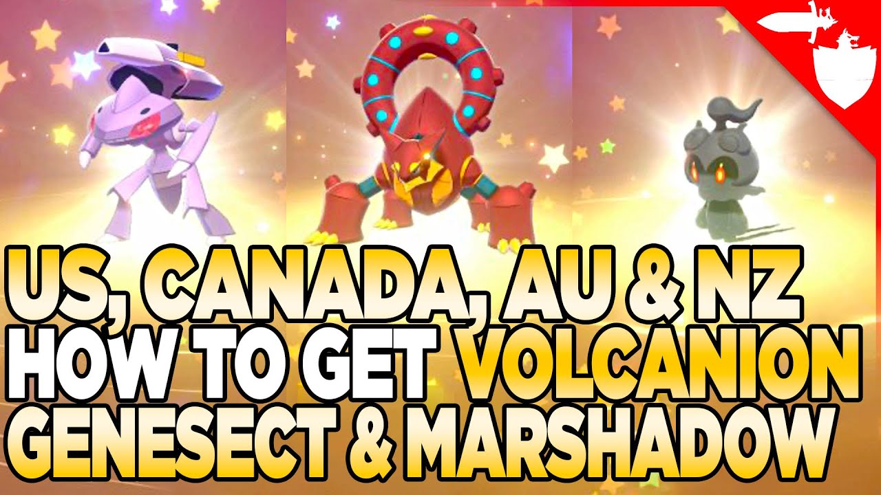 Receive Genesect, Volcanion, and Marshadow in Your Pokémon Sword or Pokémon  Shield Game