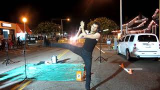 Jared Rydelek contortionist stunt show - Awesome!