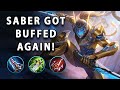 AFTER BUFF, NOW SABER IS THE KING OF ONE SHOT | Mobile Legends