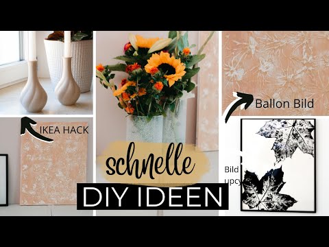 5 MINUTEN DIY'S | Die schönste DIY Deko fürs Wohnzimmer | Einfach und schnell zum nachmachen