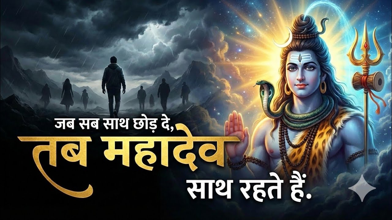 ✅ जब सब साथ छोड़ दे, तब महादेव साथ रहते हैं | ✅ महादेव अमृतवाणी |#mahadevsandesh #mahadev 