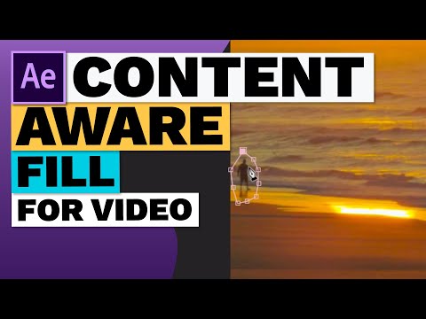 How to Use Content Aware Fill for Video in Adobe After Effects CC