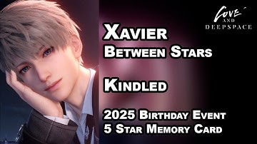 Xavier | Between Stars | Birthday Special | 5 Star Memory Card | Kindled