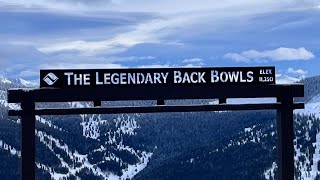 my FIRST time Skiing at Vail (back bowls)