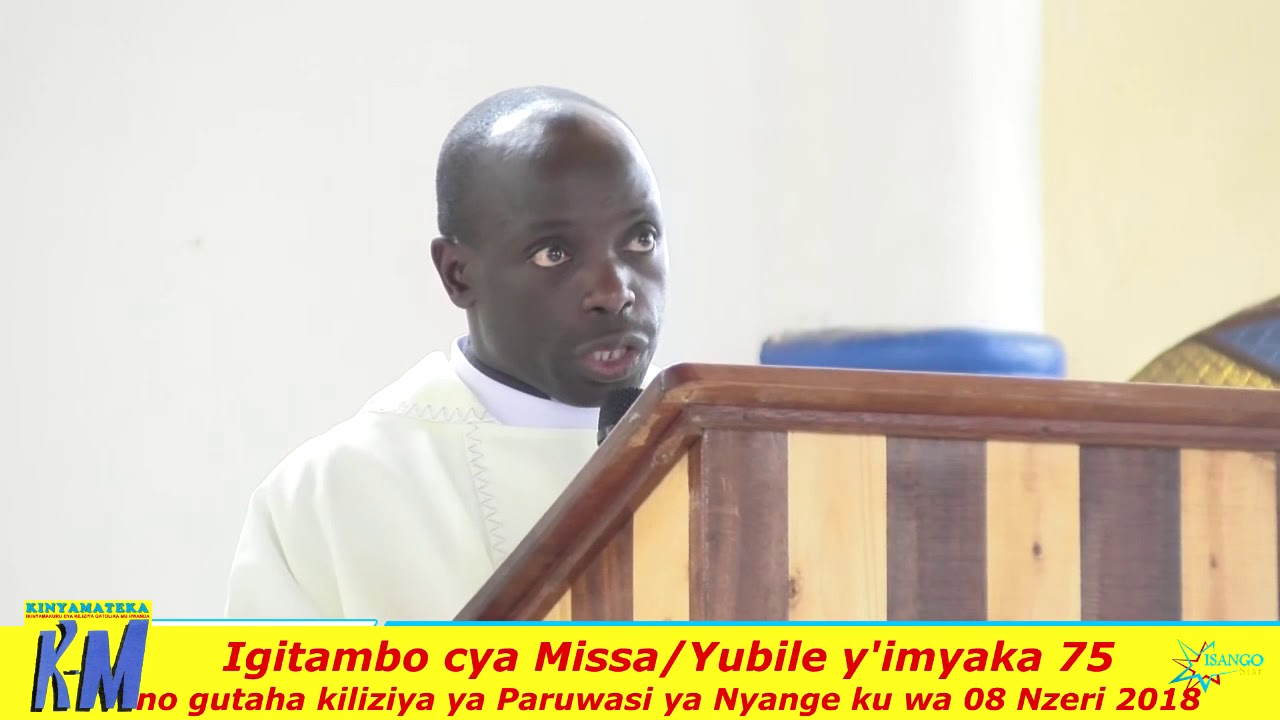 Missa ya Yubile y'imyaka 75 ya Nyange no gutaha kiliziya nshya - YouTube