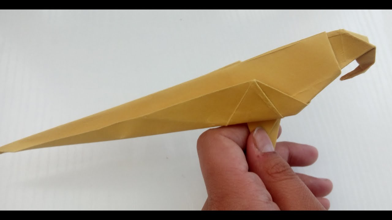 Origami parrot/easy and simple - YouTube