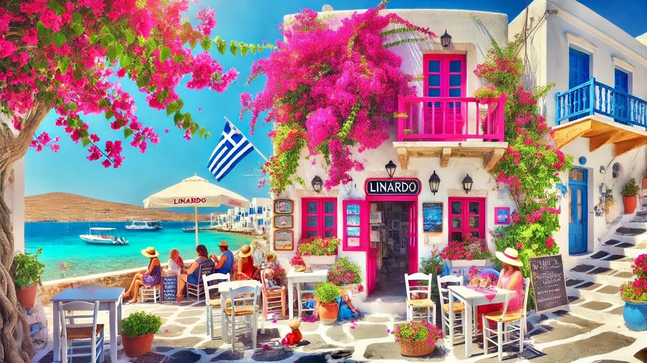 Paros, Greece 🇬🇷 - The Quieter Mykonos - 4K HDR Walking Tour