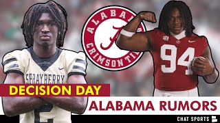 5-Star CB Jorden Edmonds Expected To Announce Commitment Today + Spring Rumors | Alabama Football
