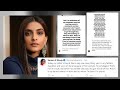 Sushant Singh Rajput SUICIDE: Sonam Kapoor SLAMS trolls for bullying her for the nepotism debate