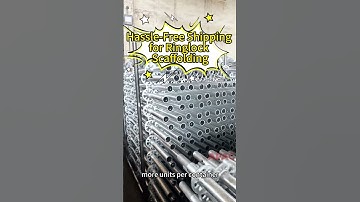 Scaffolding Import Nightmare? ① Compact Design ② Fast Shipping ③ Zero Customs Hassles