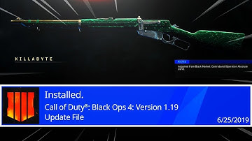 The NEW 1.19 UPDATE! (FREE DLC WEAPONS UPDATE) - COD BO4
